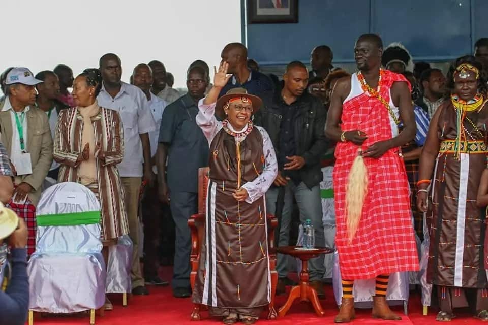 Mke wa Rais Margaret Kenyatta alivyopendeza kwa vazi la kitamaduni (Picha)