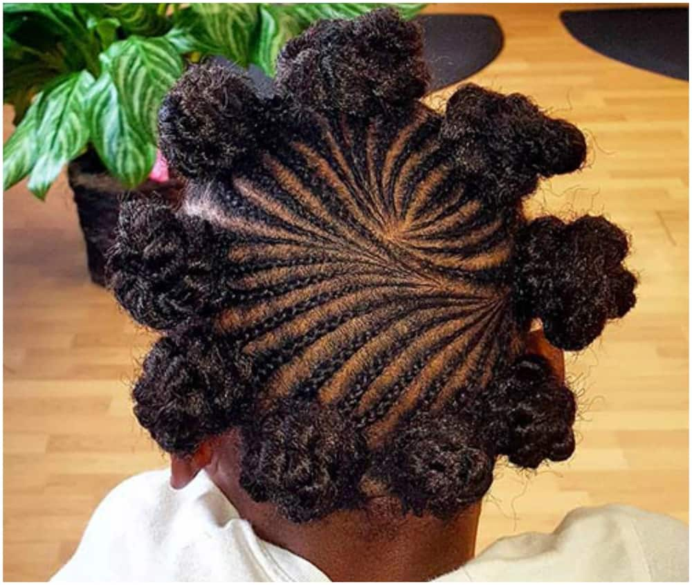 20 beautiful Bantu knots hairstyles on short hair - Tuko.co.ke