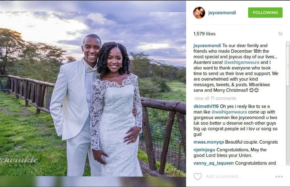 Citizen TV presenter showers celebrity wife with BD message