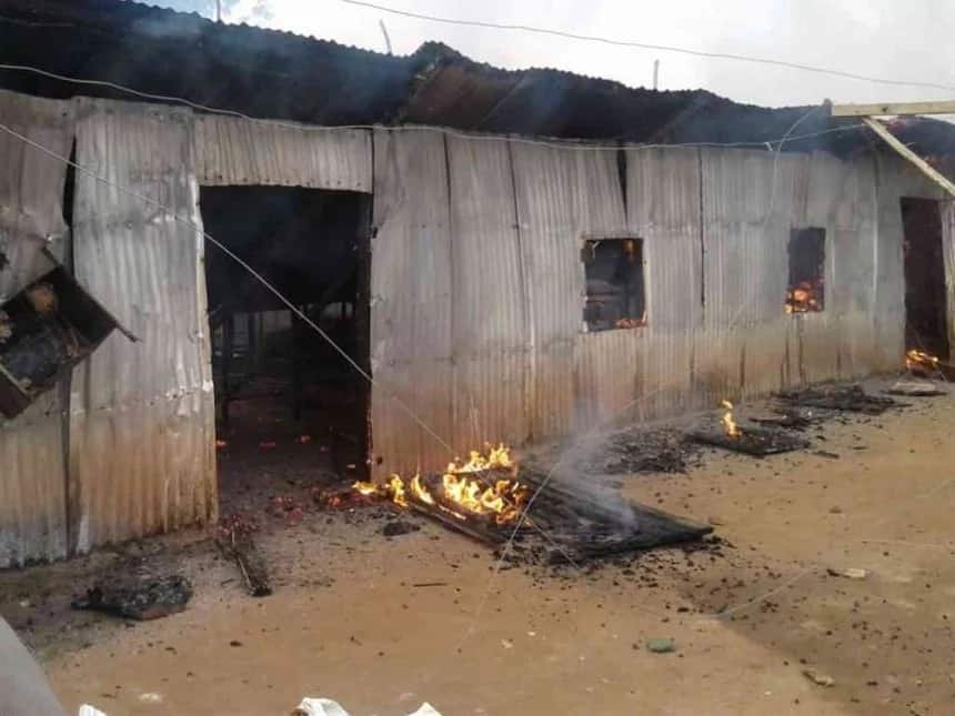 Kerongorori Mixed Secondary school on fire