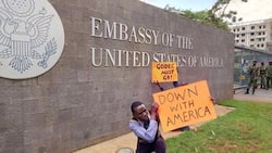Godec must go! NASA supporters demonstrate outside US Embassy in Gigiri