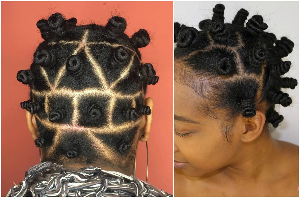 20 Beautiful Bantu Knots Hairstyles On Short Hair Ke