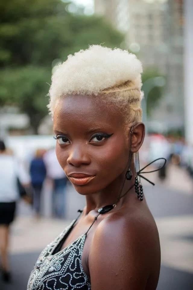 Blonde hair on black women hairstyles - Tuko.co.ke