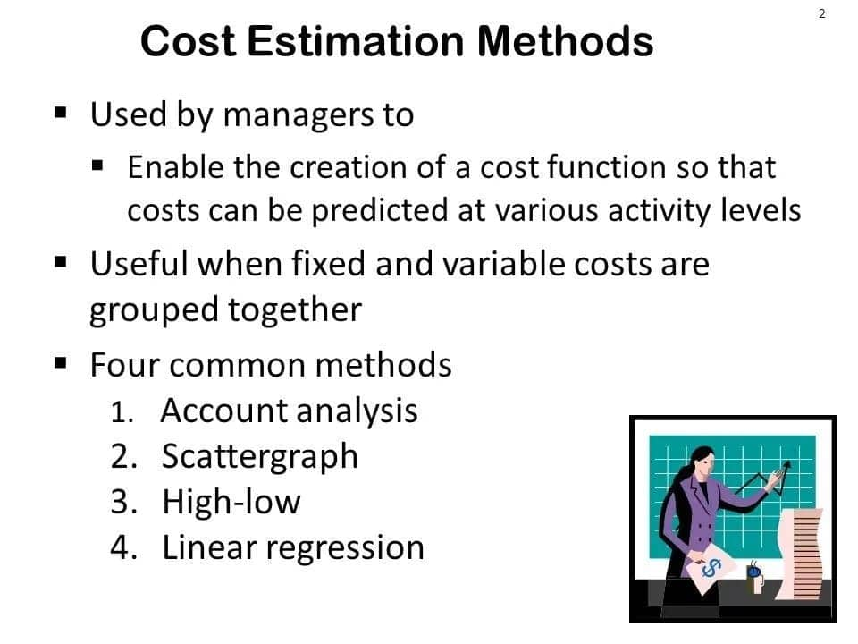 Cost Estimation Methods In Managerial Accounting - Tuko.co.ke