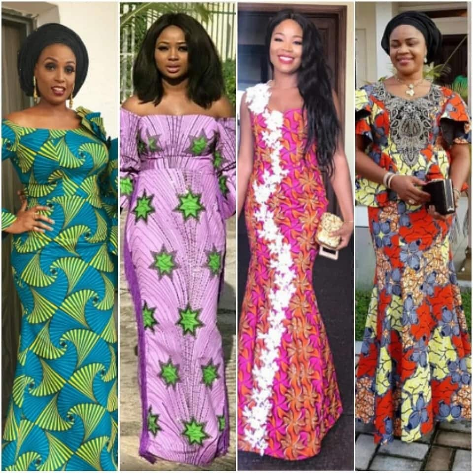 flowing ankara gowns