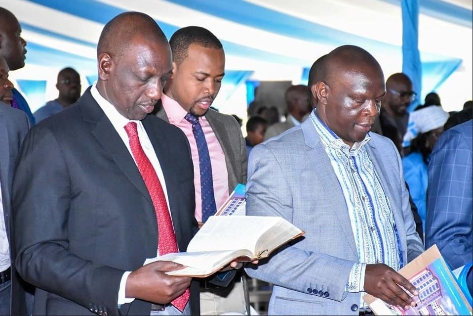 William Ruto leaves congregants confused after quoting non-existent bible verse