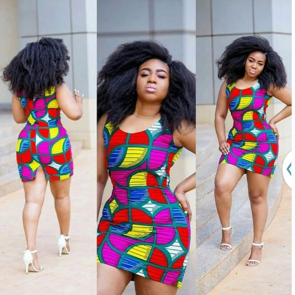 Short straight kitenge dresses sale