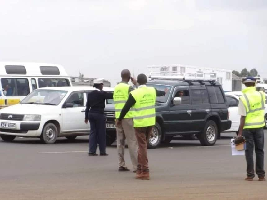 NTSA officials forced to run for their lives after crowd turns on them at scene of accident