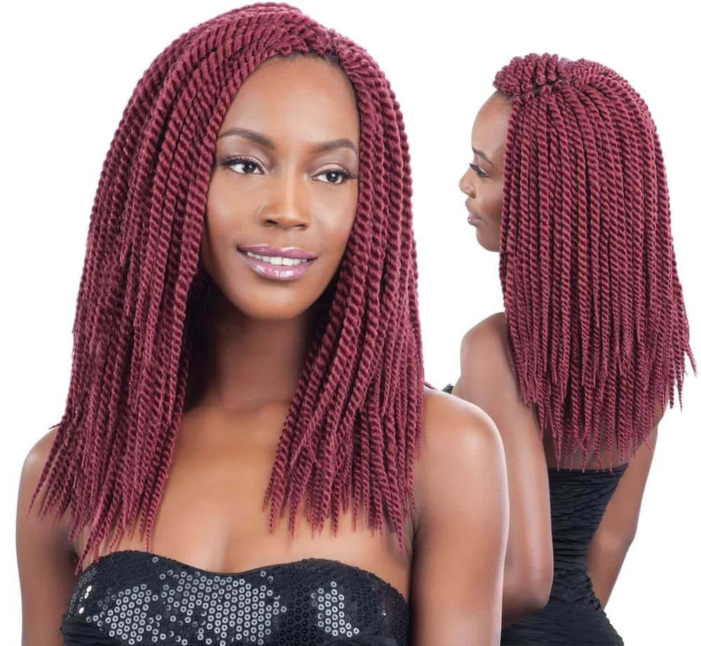 Long box braids, Crochet box braids, Box braids bob