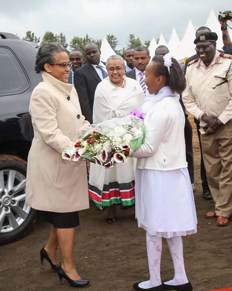 Kenya and Ethiopia's first ladies bear striking resemblance