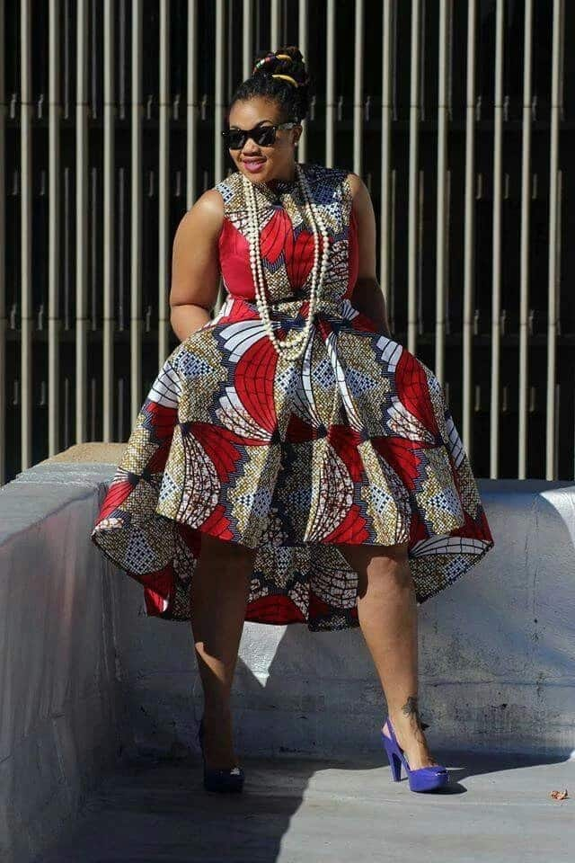 Kitenge straight dress clearance designs