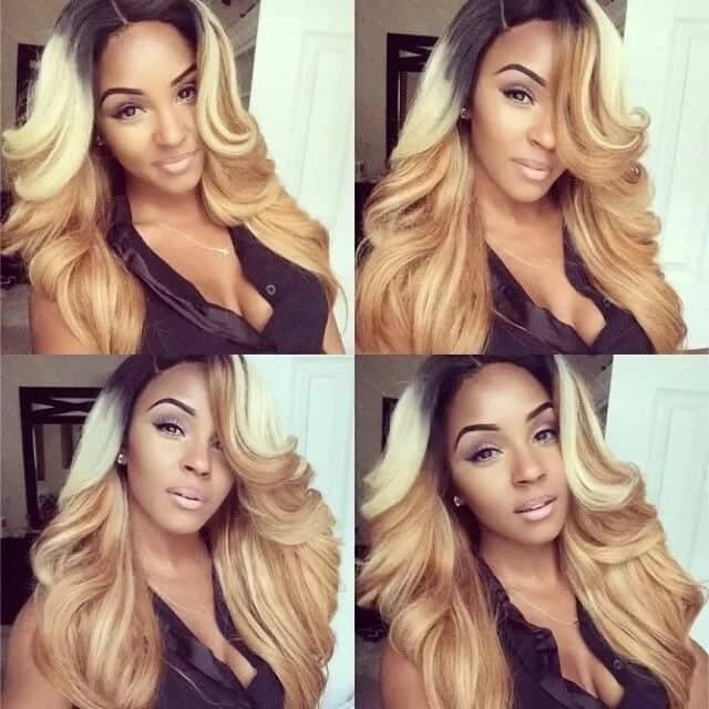 Blonde to Black Girl Hair