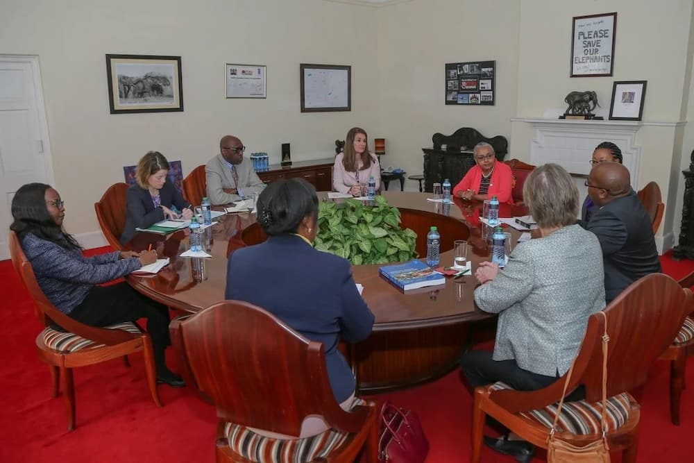 First Lady Margaret Kenyatta meets global billionaire's wife Melinda Gates