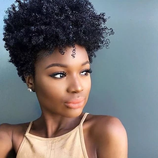 Short afro hairstyles for ladies - Tuko.co.ke