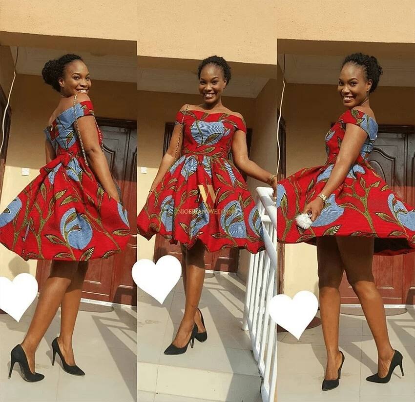 ankara skater dress designs