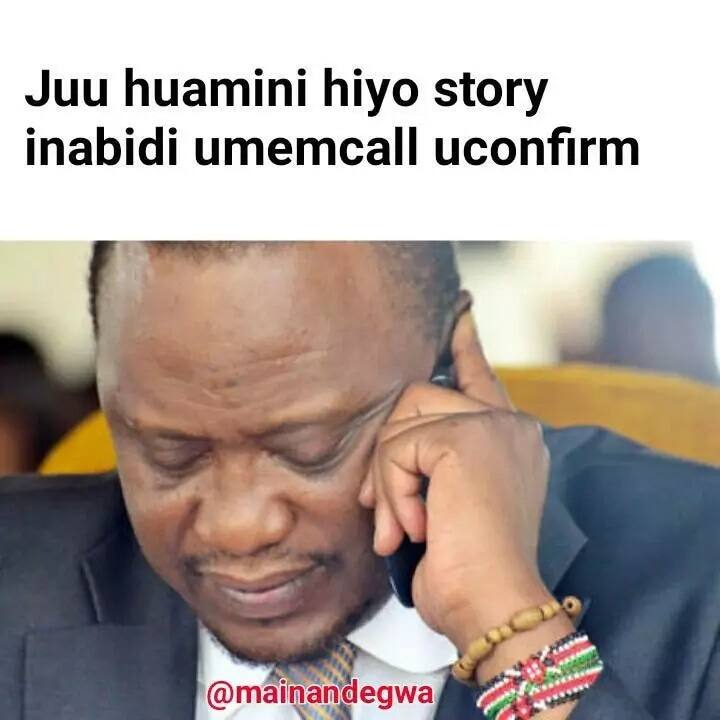 Zione picha zilizojaa ucheshi za Ruto akimualika Uhuru kwa sherehe ya kukata na shoka