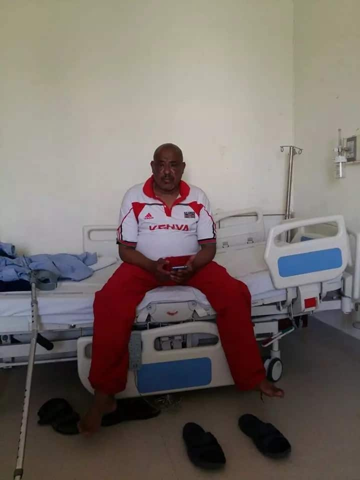 Kocha wa Harambee Stars anayeugua Rishadi Shedu hatimaye apata matibabu