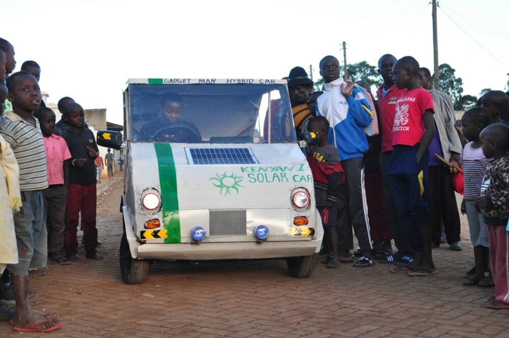 30-year-old Eldoret student develops small solar-powered car and it looks amazing