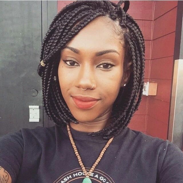 Long box braids, Crochet box braids, Box braids bob