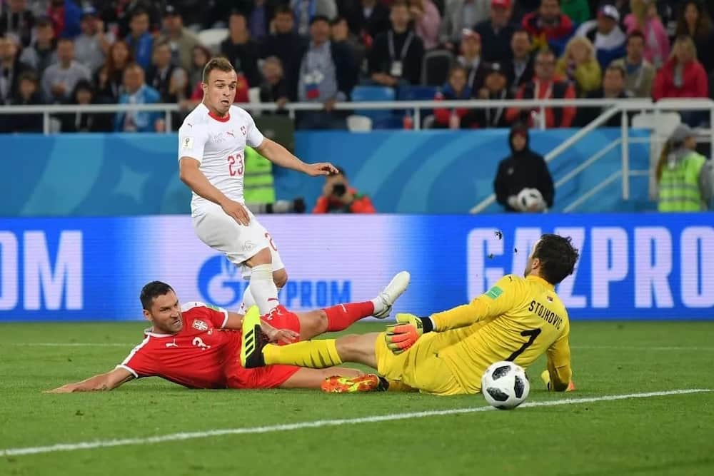 Switzerland defeat Serbia in second Group E game at Russia 2018