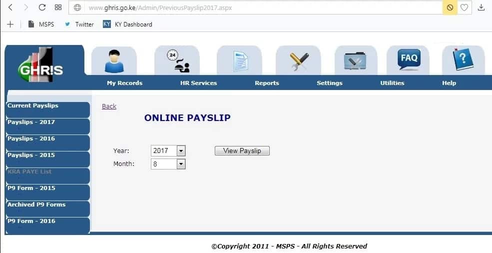 How to Do I Download My Payalip from GHRIS
