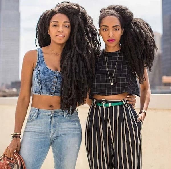 Meet identical twin sisters who were once ashamed of their hair but now have let it grow BIG (photos)