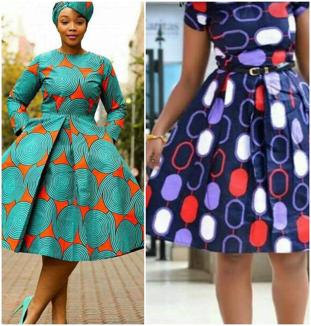 African print high waisted skirt and top  African fashion skirts, African  design dresses, Short african dresses