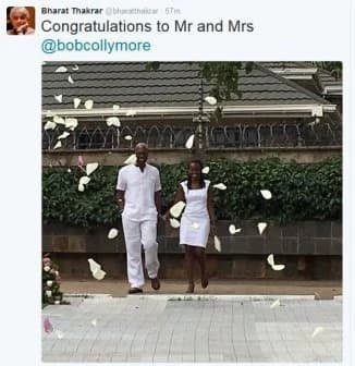 Safaricom's CEO Bob Collymore weds in style