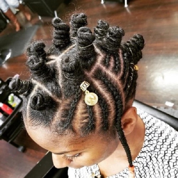 20 Beautiful Bantu Knots Hairstyles On Short Hair Tuko Co Ke