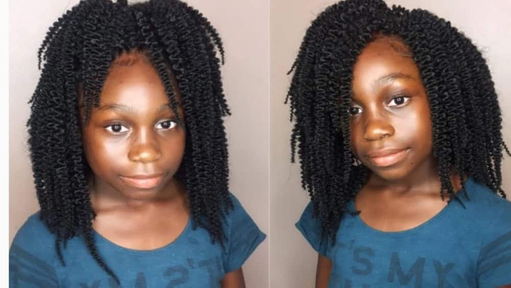 Natural Looking Crochet Hairstyle for Kids