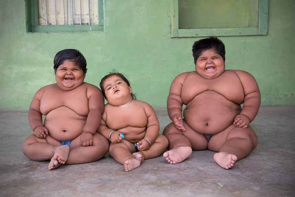 See Probably The Heaviest Children In The World