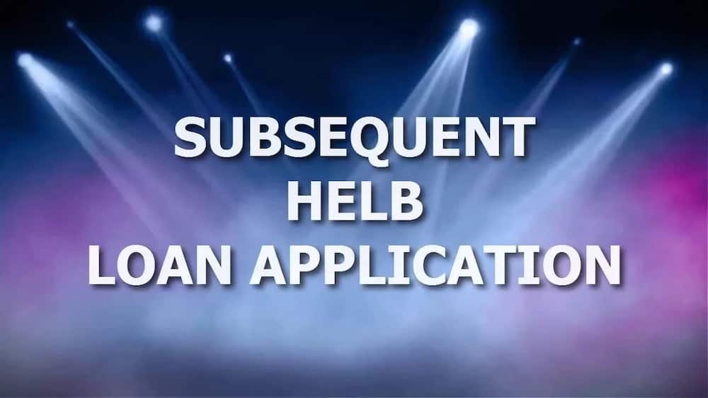 Helb Subsequent Application
