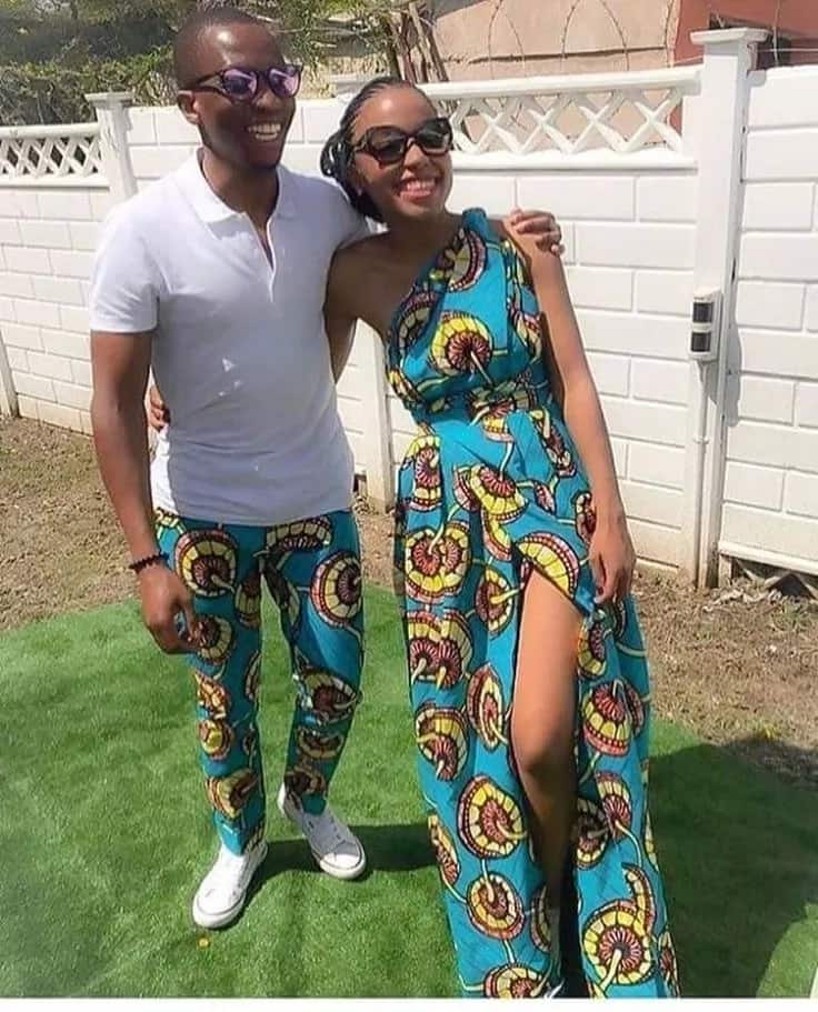 African Couples Outfit, Ankara Couples wear, African Couple Clothing 