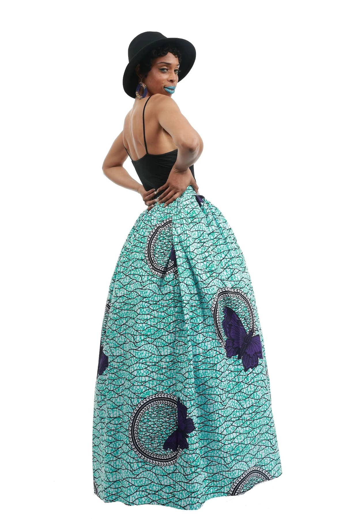 Latest Ankara Ladies' Models - Long Skirt