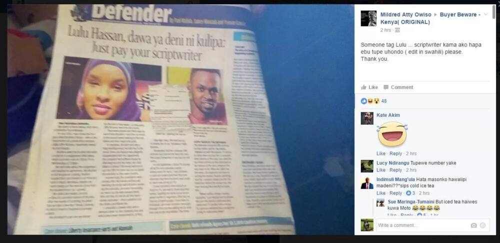 Citizen TV's Lulu Hassan exposed on social media for an ODD reason