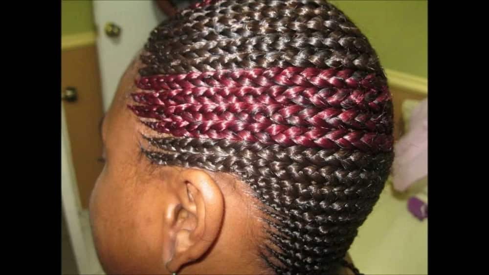 ghanaian hairstyles, ghanaian braids hairstyles, ghanaian lines hairstyles