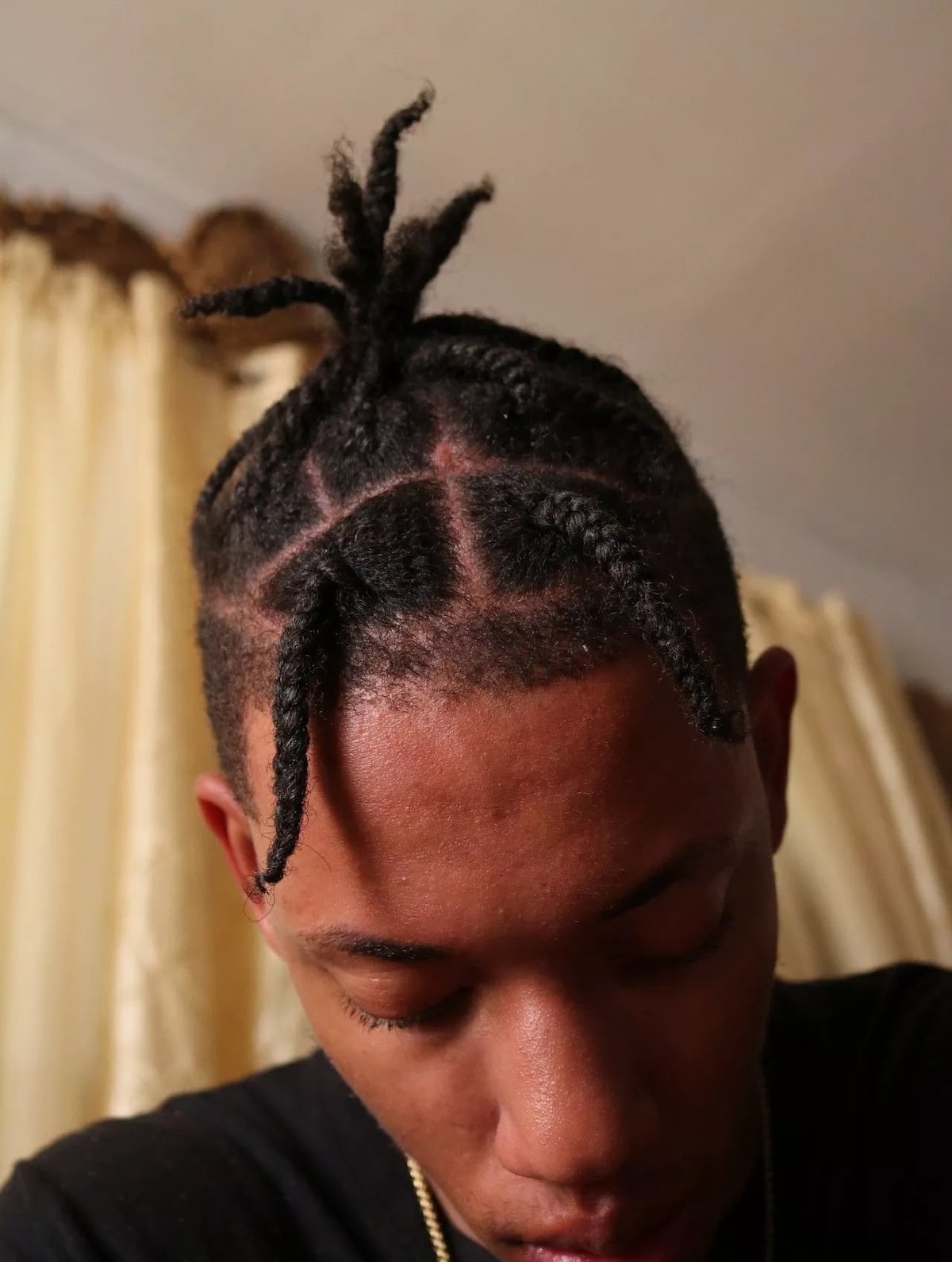 HOW TO: MEN'S BOX BRAIDS on TYPE 4 NATURAL HAIR - YouTube