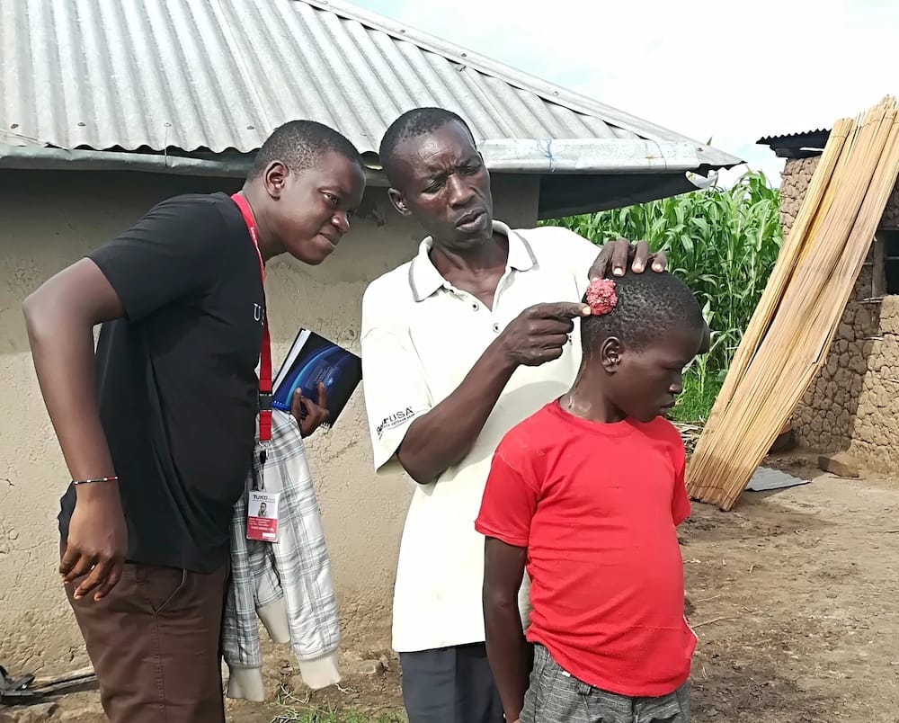 14-year-old Homa Bay boy cries for help to remove head tumour