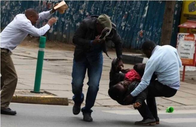 Journalist wins Kenyans' hearts by saving disabled man from swarm of bees