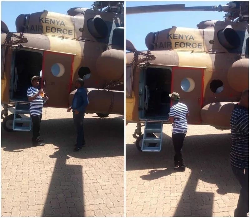 Sonko anatumia ndege ya Kenya Air Force kufanya kampeni?