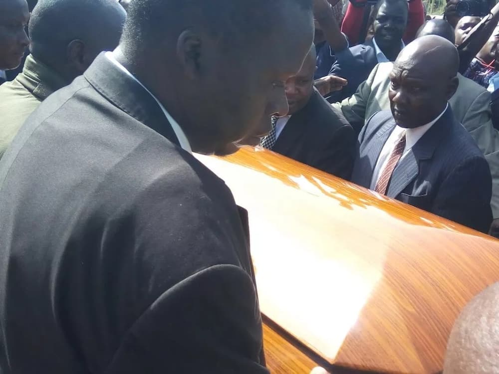 Forget what you heard, here is the coffin Nicholus Biwott will be buried in (photos)