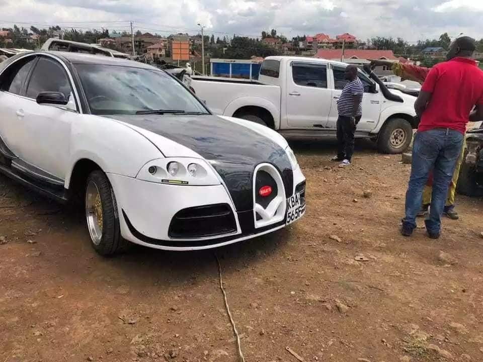 Jamaa Mkenya ajitengenezea gari la aina ya Bugatti na lapendeza kweli