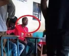 Kenyans attack popular artist after caught drinking cheap liquor (Photos)