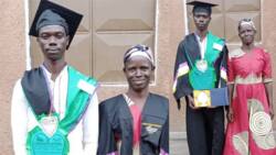 Benedict Ocaka: Watchman Graduates with First-Class Honors, Proudly Shares Photo with His Mum