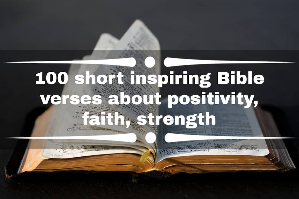 short inspiring Bible verses