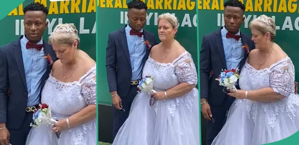 Man marries Mzungu woman.