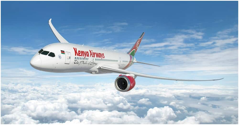 Abiria Mwengine Aaga Dunia Akiwa Angani na Ndege ya Kenya Airways