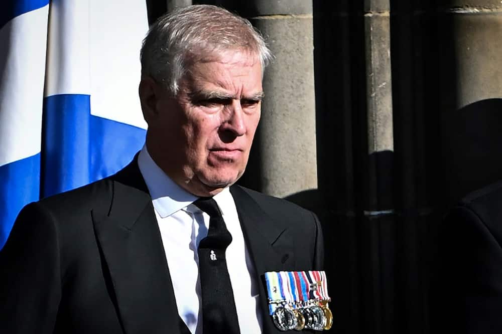 Prince Andrew was heckled in Edinburgh in September as he walked behind his mother's coffin