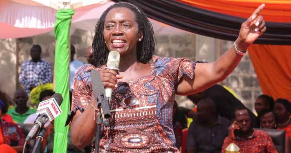 Kirinyaga: 6 People Arrested for Heckling, Throwing Stones at Martha Karua During Azimio Campaigns