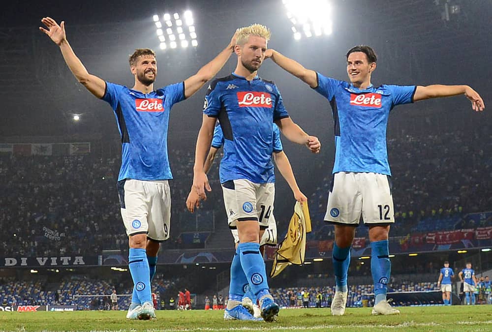 Napoli vs Liverpool: Mertens nets as Partenopei hammer Reds in Champions League clash